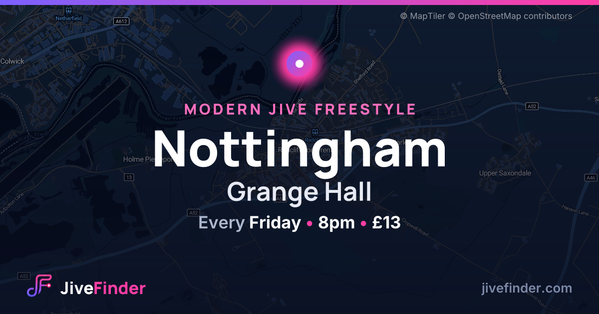 Modern Jive freestyle at Grange Hall, Nottingham — Every Friday, 8pm, £13