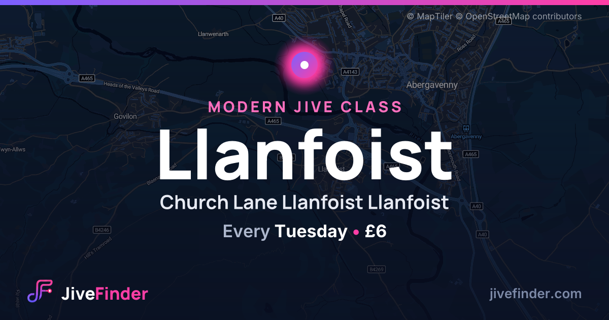 Modern Jive class at Church Lane Llanfoist Llanfoist, Llanfoist — Every Tuesday, £6