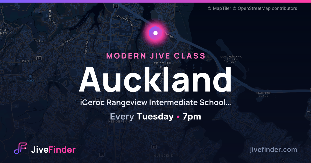 Modern Jive class at iCeroc Rangeview Intermediate School Hall, Auckland — Every Tuesday, 7pm