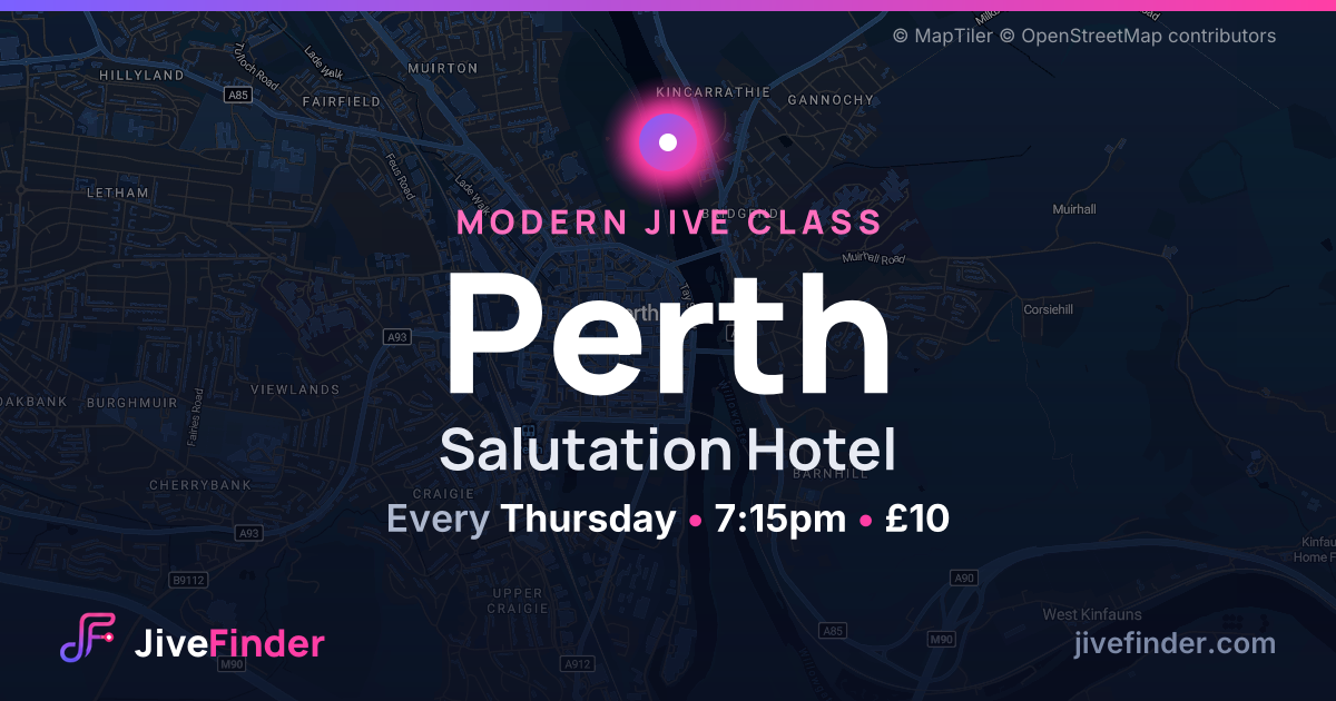 Modern Jive class at Salutation Hotel, Perth — Every Thursday, 7:15pm, £10