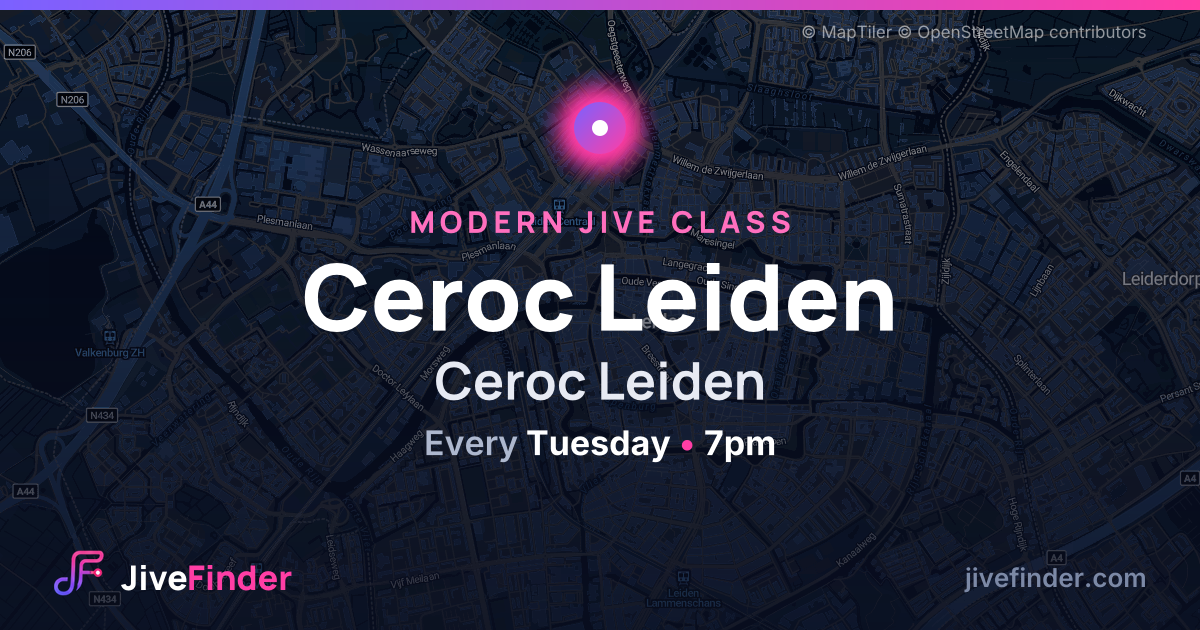 Modern Jive class at Ceroc Leiden, Ceroc Leiden — Every Tuesday, 7pm