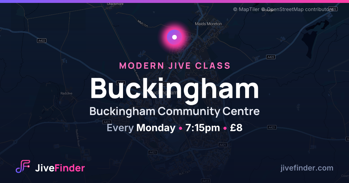 Modern Jive class at Buckingham Community Centre, Buckingham — Every Monday, 7:15pm, £8