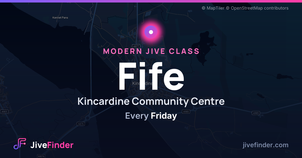 Modern Jive class at Kincardine Community Centre, Fife — Every Friday