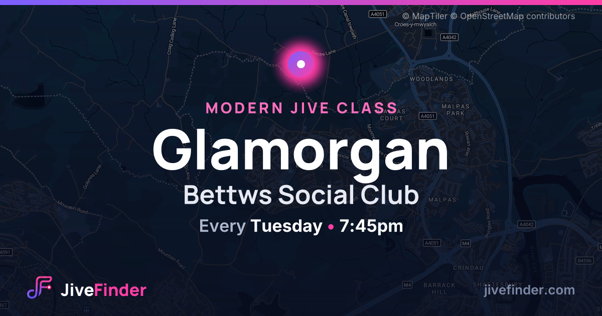 Modern Jive class at Bettws Social Club, Glamorgan — Every Tuesday, 7:45pm