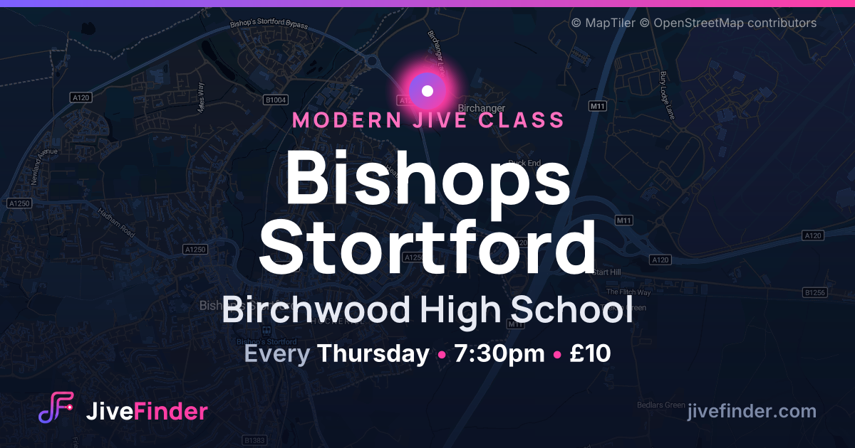 Modern Jive class at Birchwood High School, Bishops Stortford — Every Thursday, 7:30pm, £10