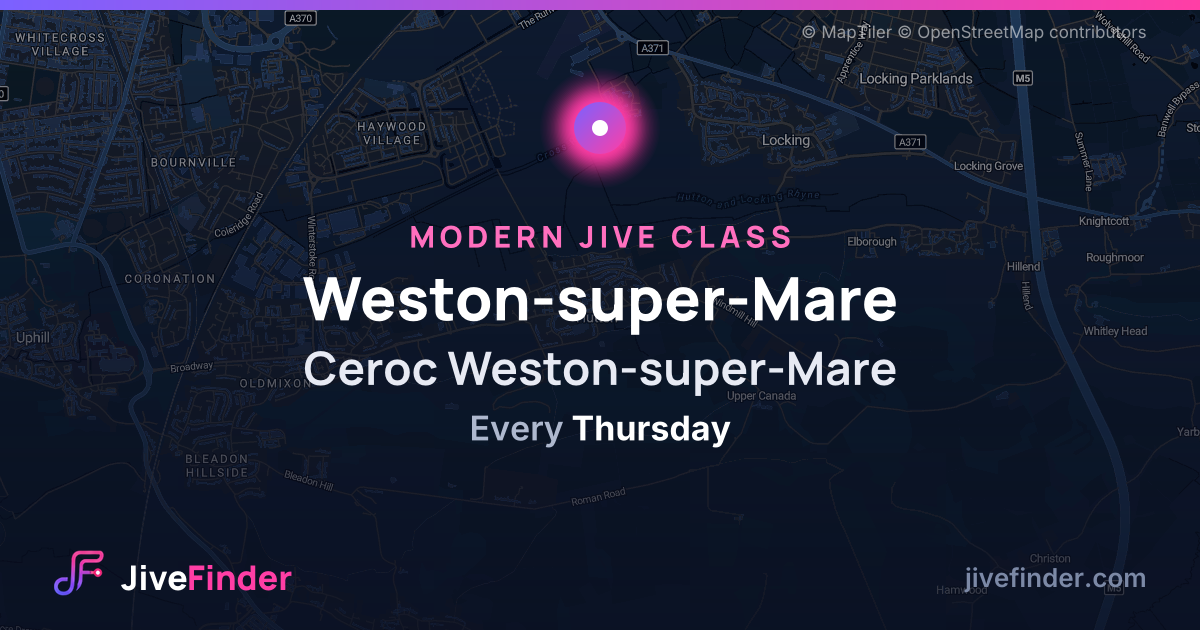 Modern Jive class at Ceroc Weston-super-Mare, Weston-super-Mare — Every Thursday