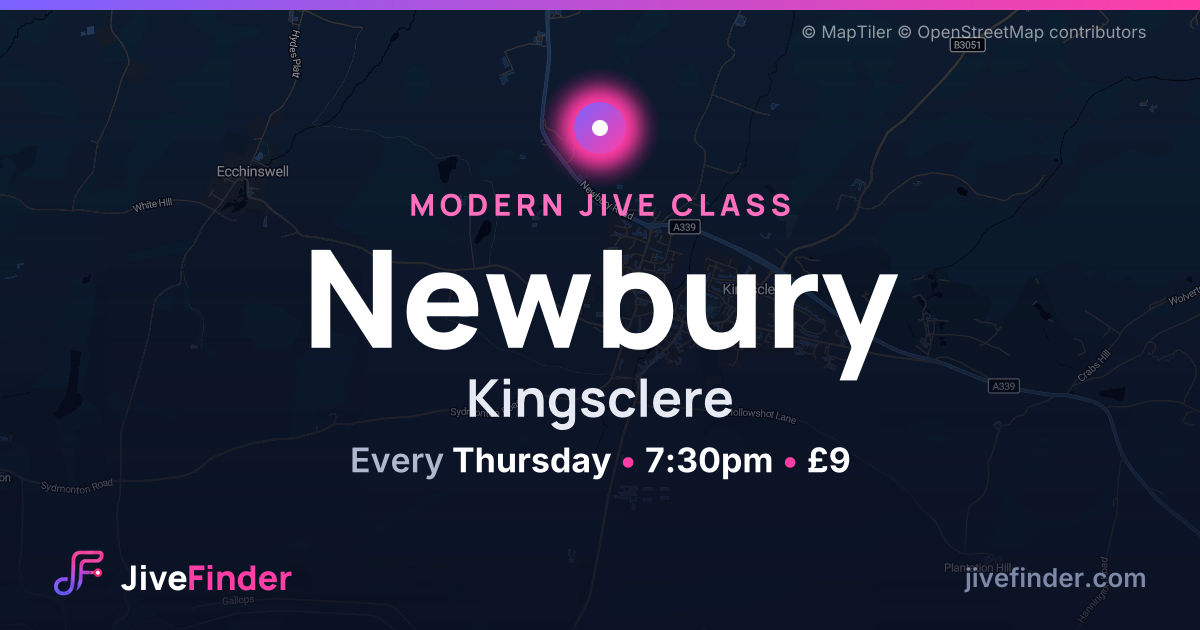 Modern Jive class at Kingsclere, Newbury — Every Thursday, 7:30pm, £9