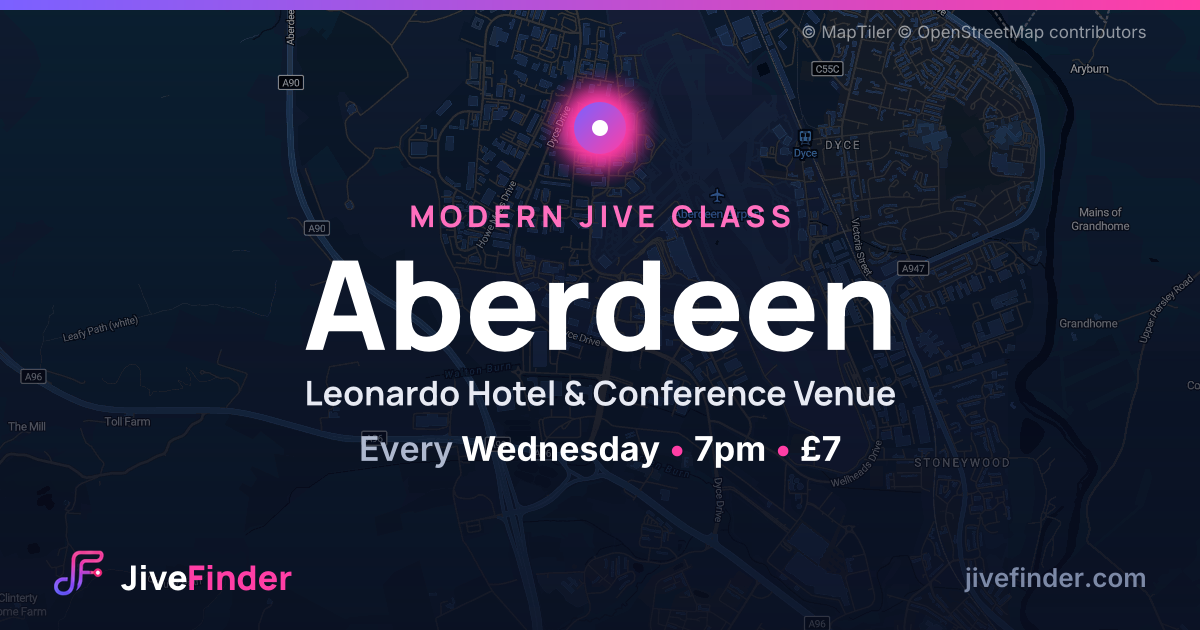 Modern Jive class at Leonardo Hotel & Conference Venue, Aberdeen — Every Wednesday, 7pm, £7