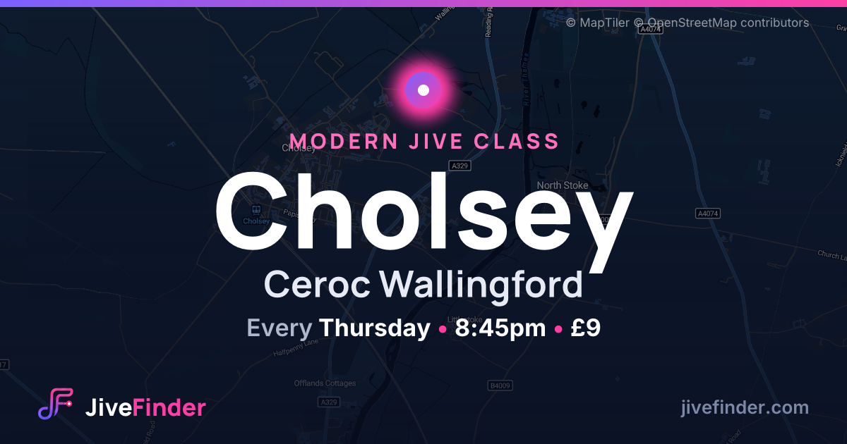 Modern Jive class at Ceroc Wallingford, Cholsey — Every Thursday, 8:45pm, £9