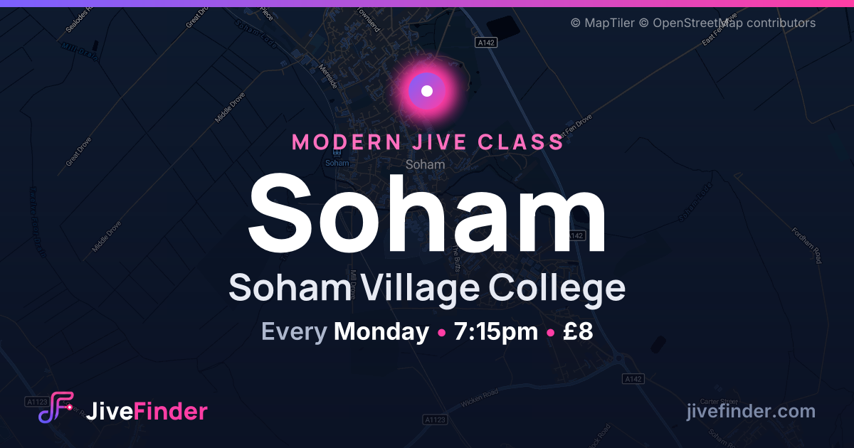 Modern Jive class at Soham Village College, Soham — Every Monday, 7:15pm, £8