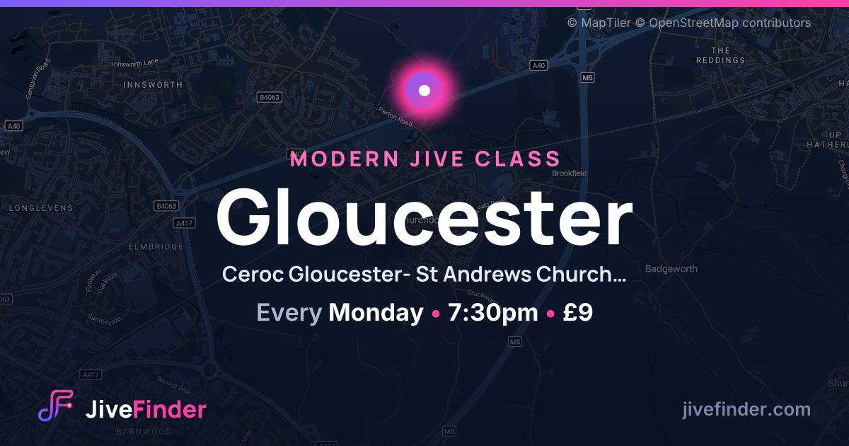 Modern Jive class at Ceroc Gloucester- St Andrews Church Hall, Gloucester — Every Monday, 7:30pm, £9