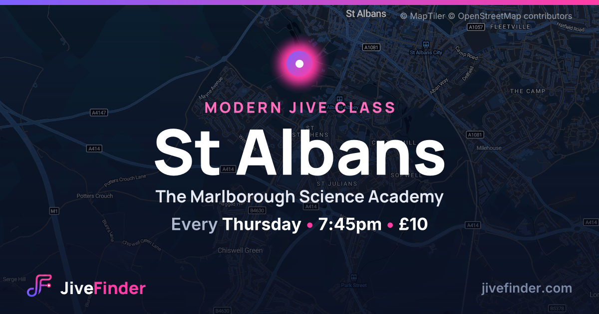 Modern Jive class at The Marlborough Science Academy, St Albans — Every Thursday, 7:45pm, £10