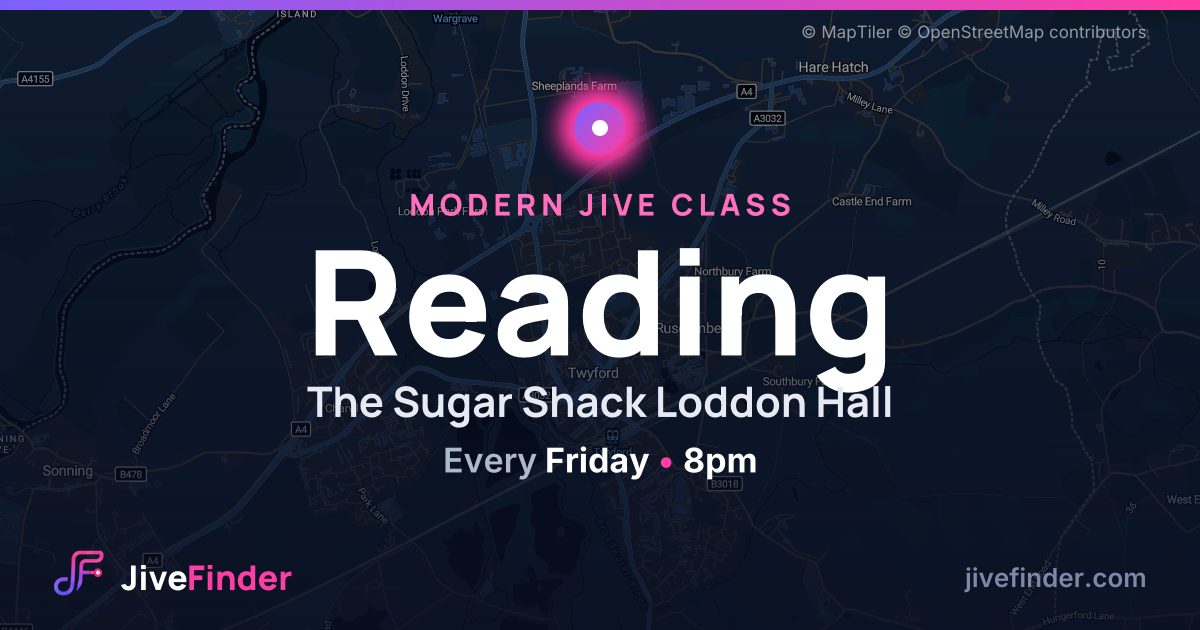Modern Jive class at The Sugar Shack Loddon Hall, Reading — Every Friday, 8pm