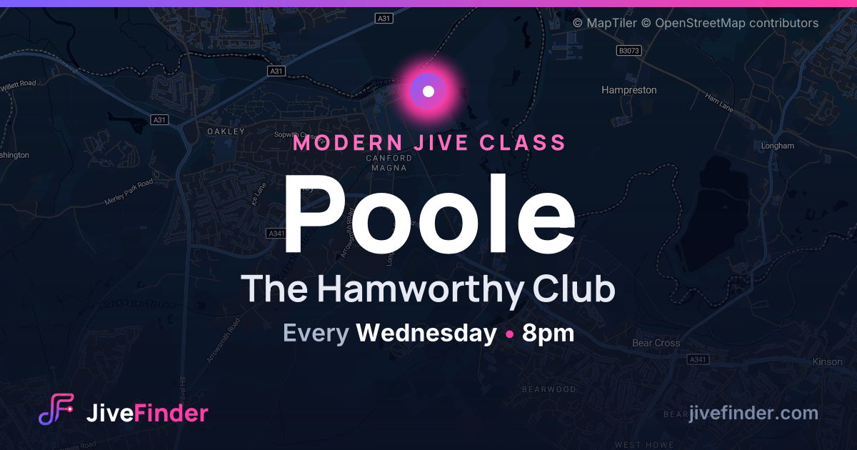 Modern Jive class at The Hamworthy Club, Poole — Every Wednesday, 8pm