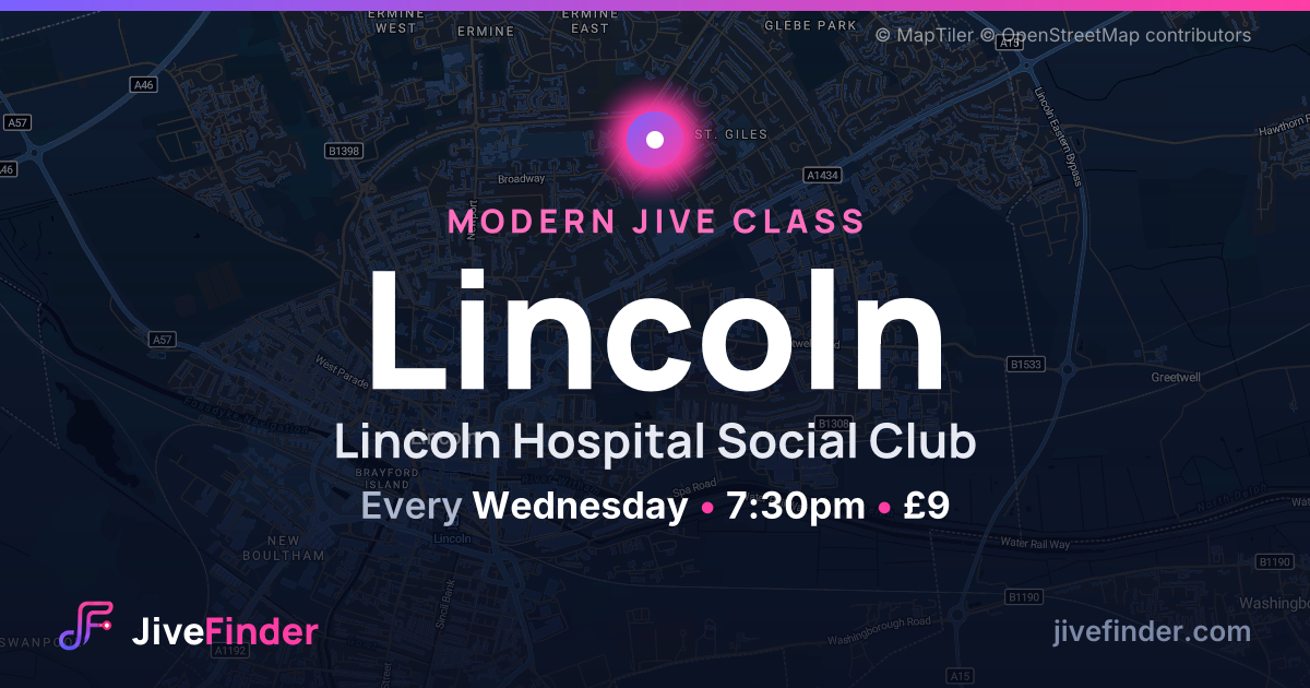 Modern Jive class at Lincoln Hospital Social Club, Lincoln — Every Wednesday, 7:30pm, £9