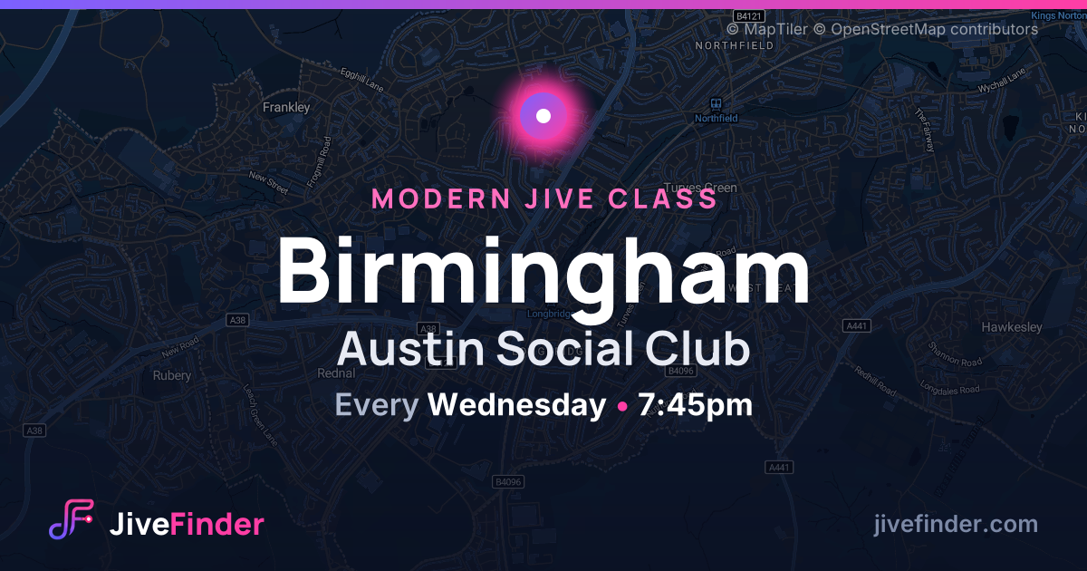 Modern Jive class at Austin Social Club, Birmingham — Every Wednesday, 7:45pm