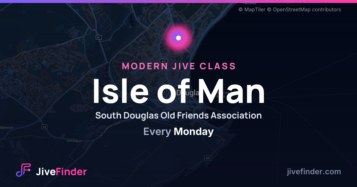 Modern Jive class at South Douglas Old Friends Association, Isle of Man — Every Monday