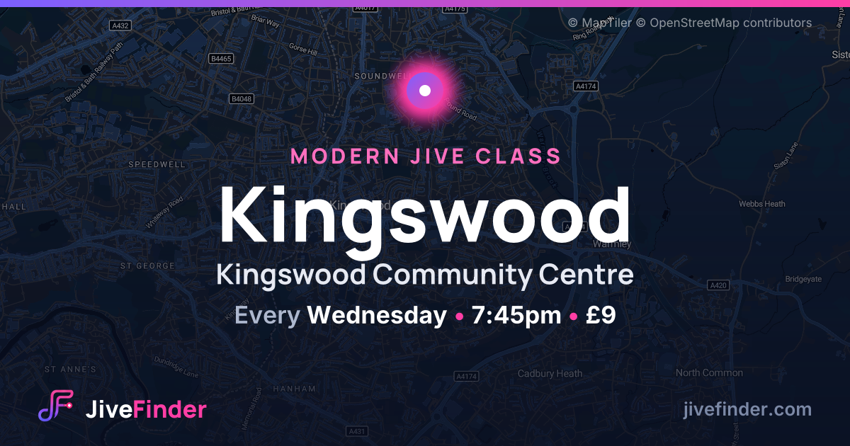 Modern Jive class at Kingswood Community Centre, Kingswood — Every Wednesday, 7:45pm, £9