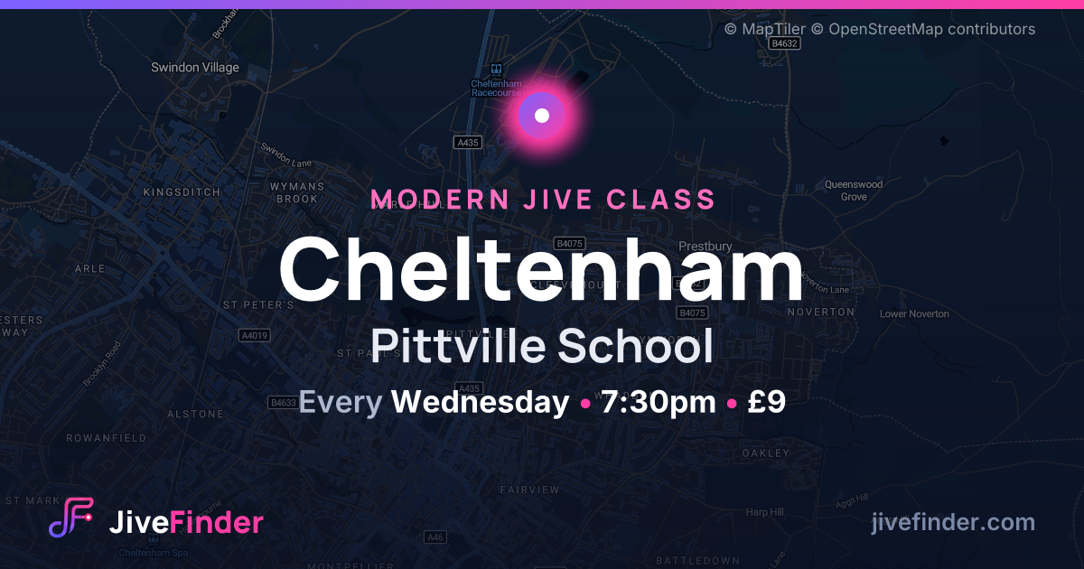 Modern Jive class at Pittville School, Cheltenham — Every Wednesday, 7:30pm, £9
