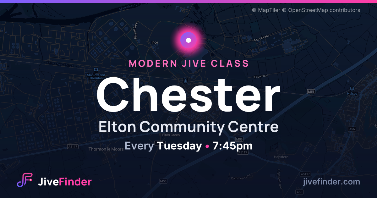 Modern Jive class at Elton Community Centre, Chester — Every Tuesday, 7:45pm
