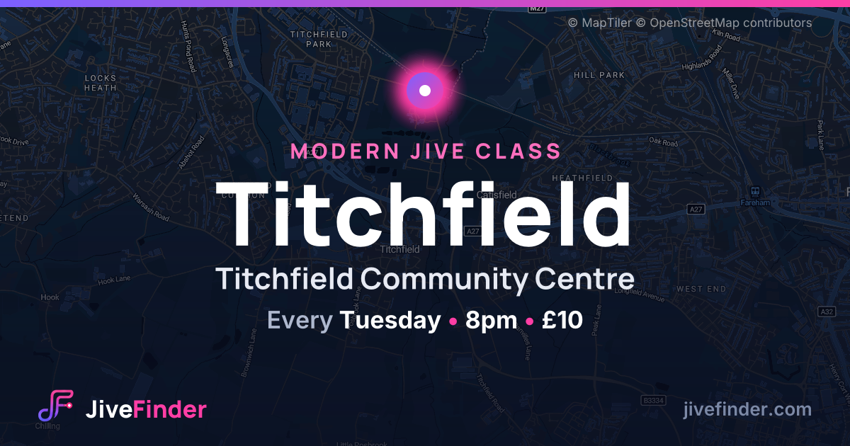 Modern Jive class at Titchfield Community Centre, Titchfield — Every Tuesday, 8pm, £10