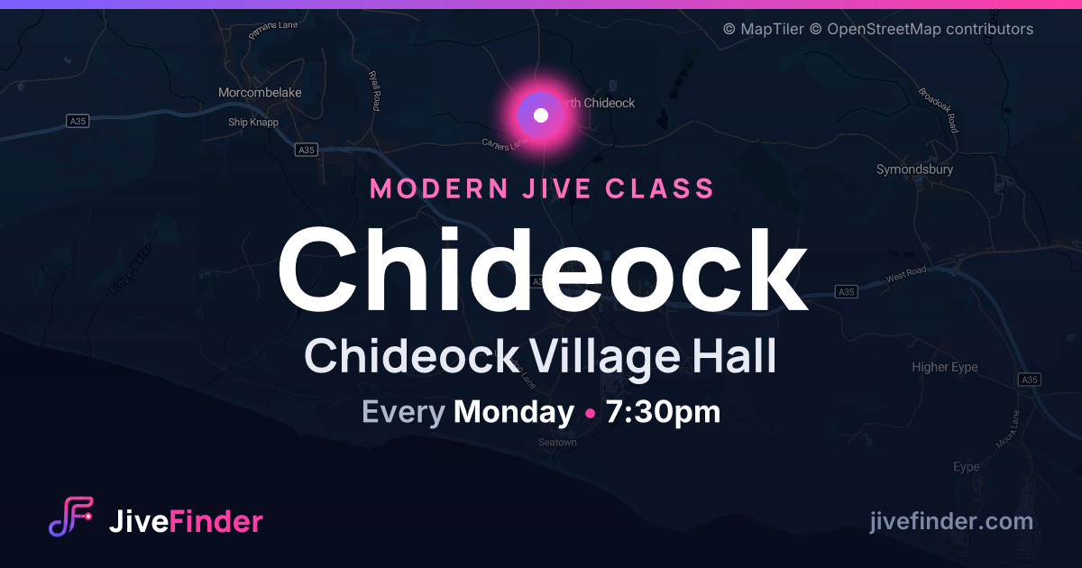 Modern Jive class at Chideock Village Hall, Chideock — Every Monday, 7:30pm