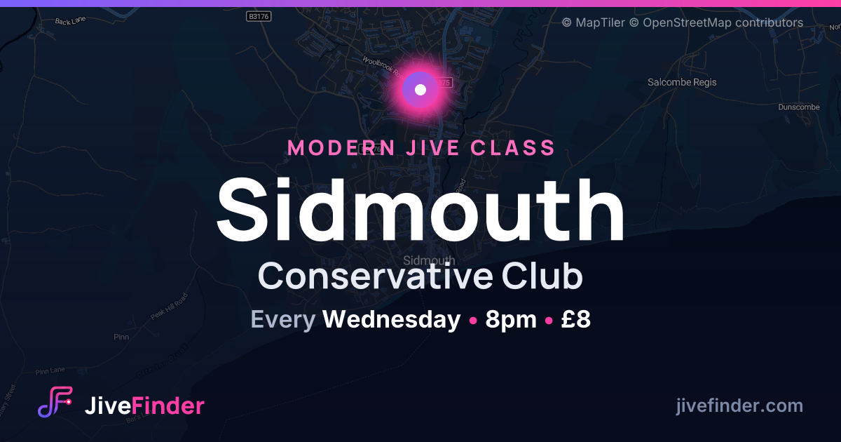 Modern Jive class at Conservative Club, Sidmouth — Every Wednesday, 8pm, £8