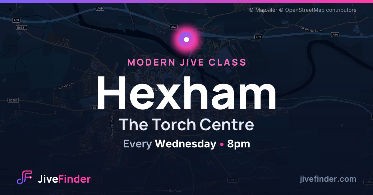 Modern Jive class at The Torch Centre, Hexham — Every Wednesday, 8pm