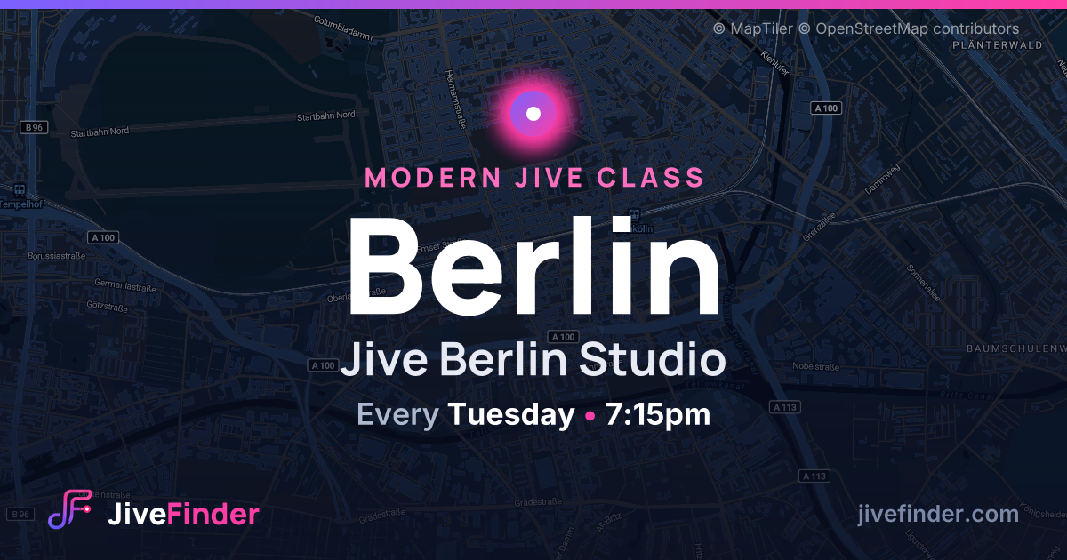 Modern Jive class at Jive Berlin Studio, Berlin — Every Tuesday, 7:15pm