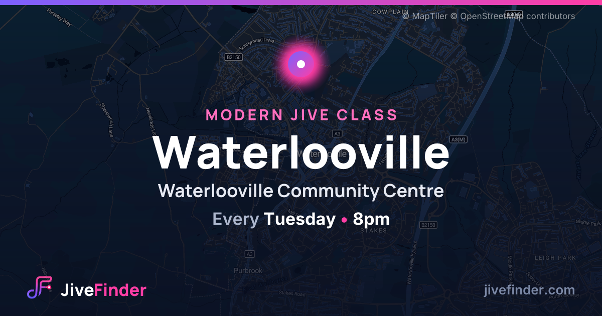 Modern Jive class at Waterlooville Community Centre, Waterlooville — Every Tuesday, 8pm
