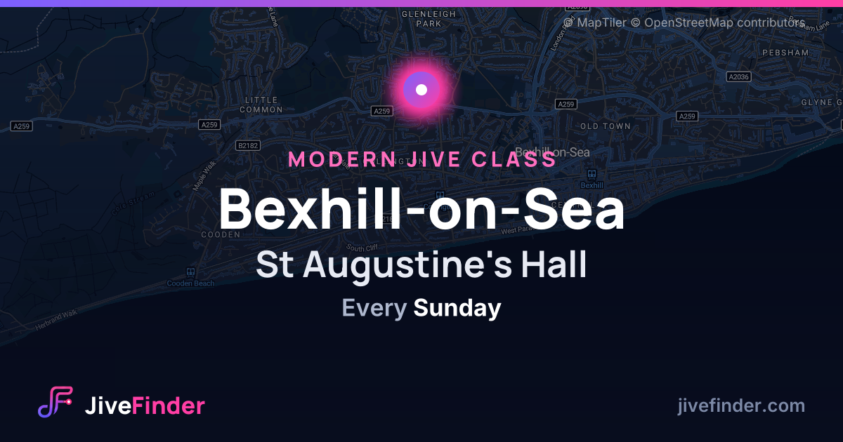 Modern Jive class at St Augustine's Hall, Bexhill-on-Sea — Every Sunday