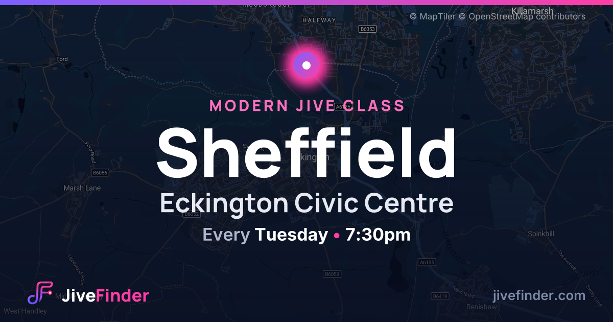 Modern Jive class at Eckington Civic Centre, Sheffield — Every Tuesday, 7:30pm