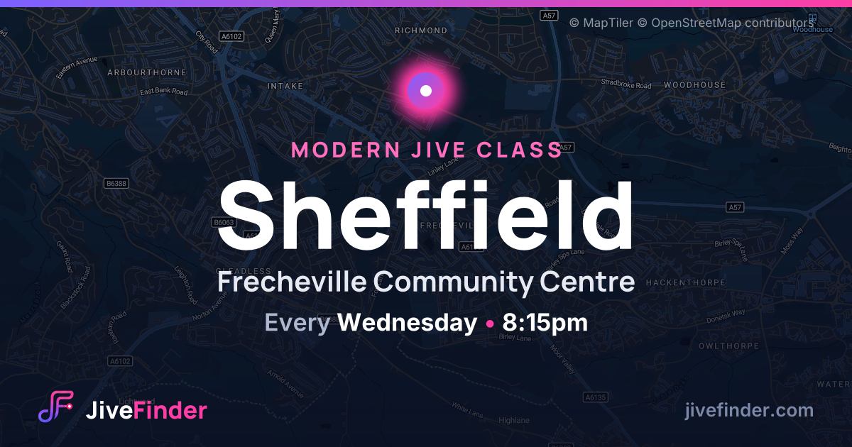 Modern Jive class at Frecheville Community Centre, Sheffield — Every Wednesday, 8:15pm