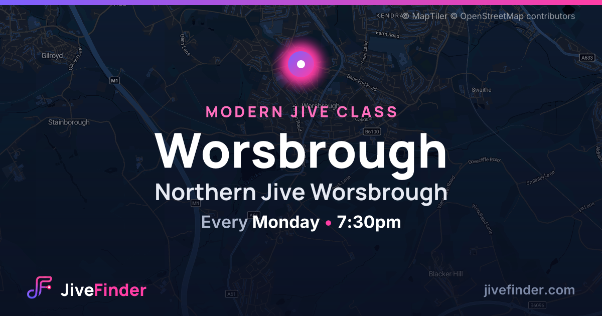 Modern Jive class at Northern Jive Worsbrough, Worsbrough — Every Monday, 7:30pm