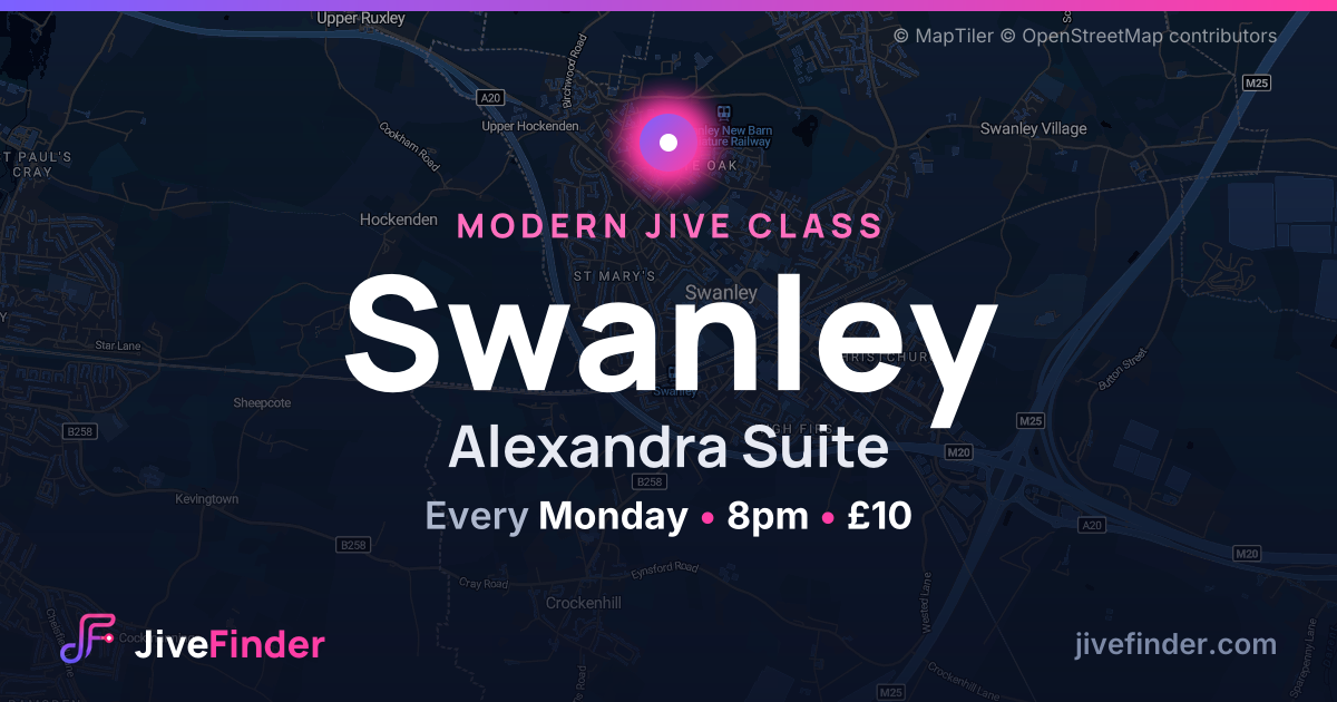 Modern Jive class at Alexandra Suite, Swanley — Every Monday, 8pm, £10
