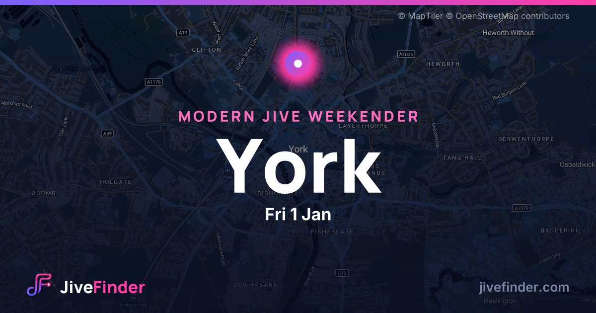 Modern Jive weekender in York — Fri 1 Jan