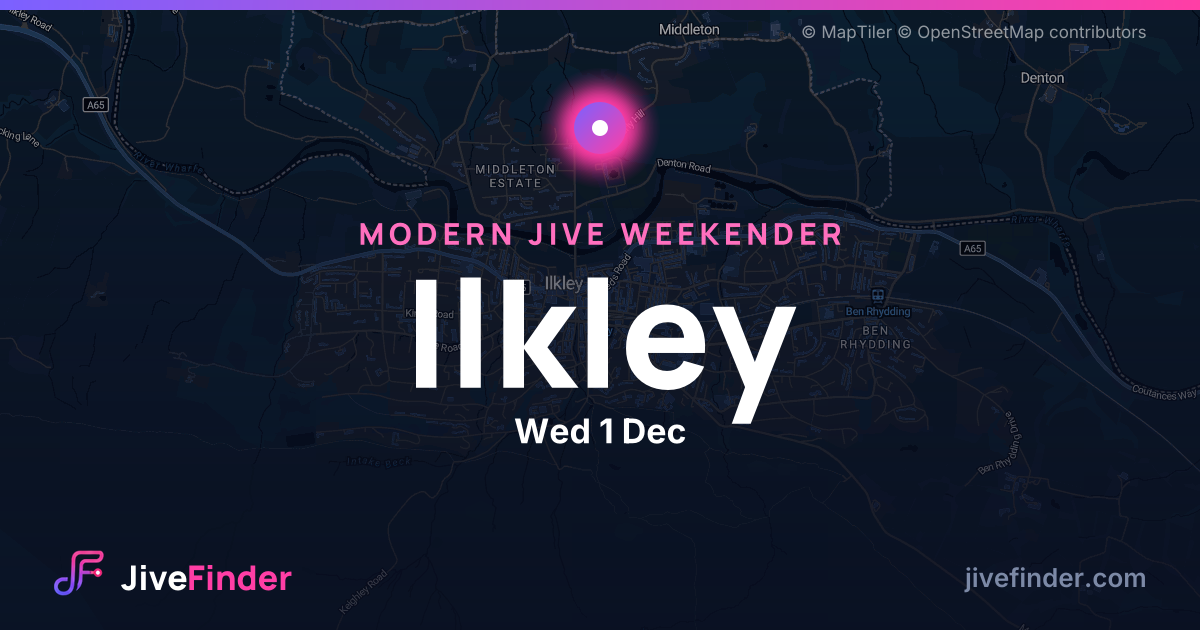 Modern Jive weekender in Ilkley — Wed 1 Dec