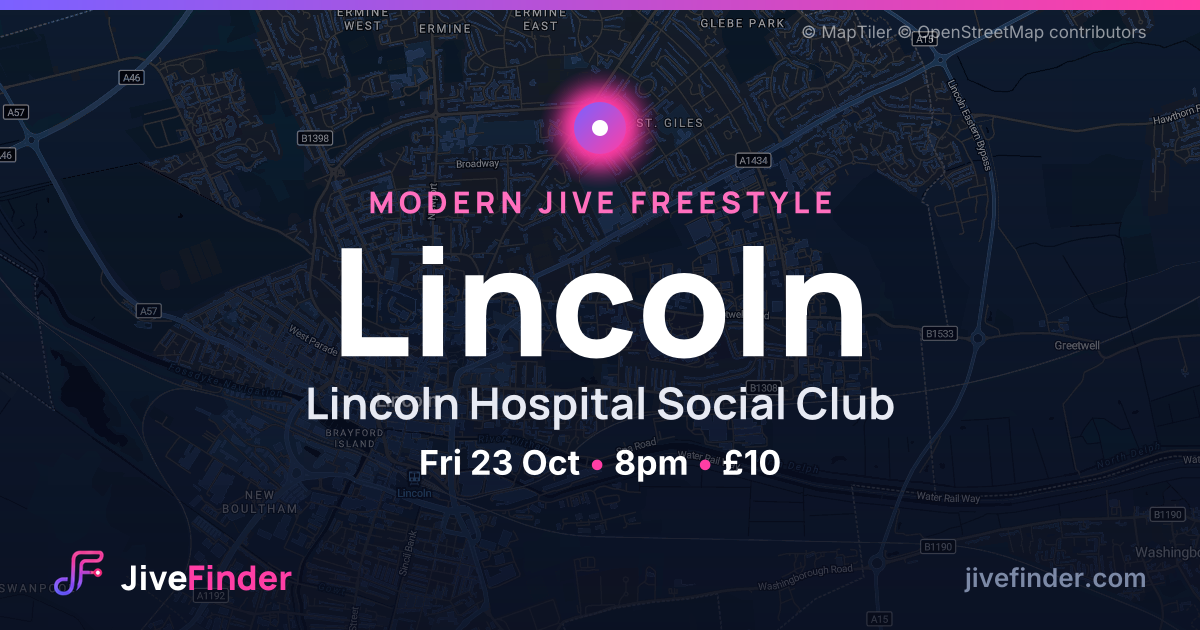 Modern Jive freestyle at Lincoln Hospital Social Club, Lincoln — Fri 23 Oct, 8pm, £10