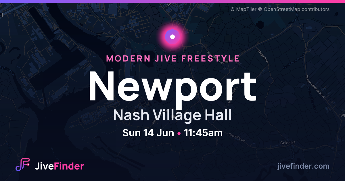 Modern Jive freestyle at Nash Village Hall, Newport — Sun 14 Jun, 11:45am
