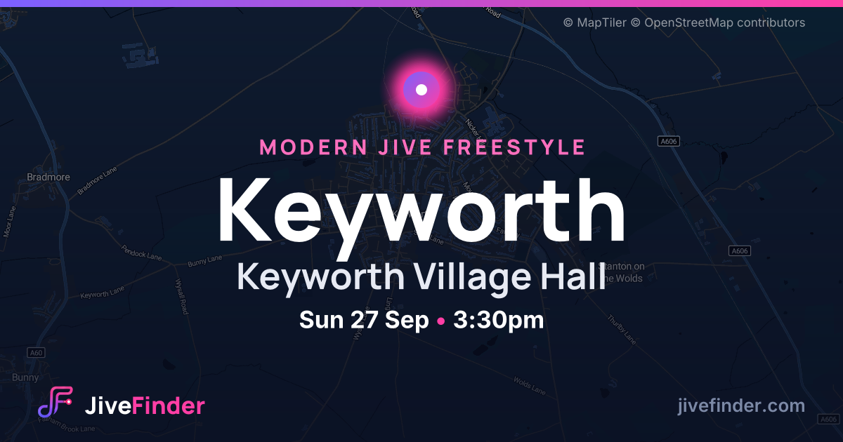 Modern Jive freestyle at Keyworth Village Hall, Keyworth — Sun 27 Sep, 3:30pm