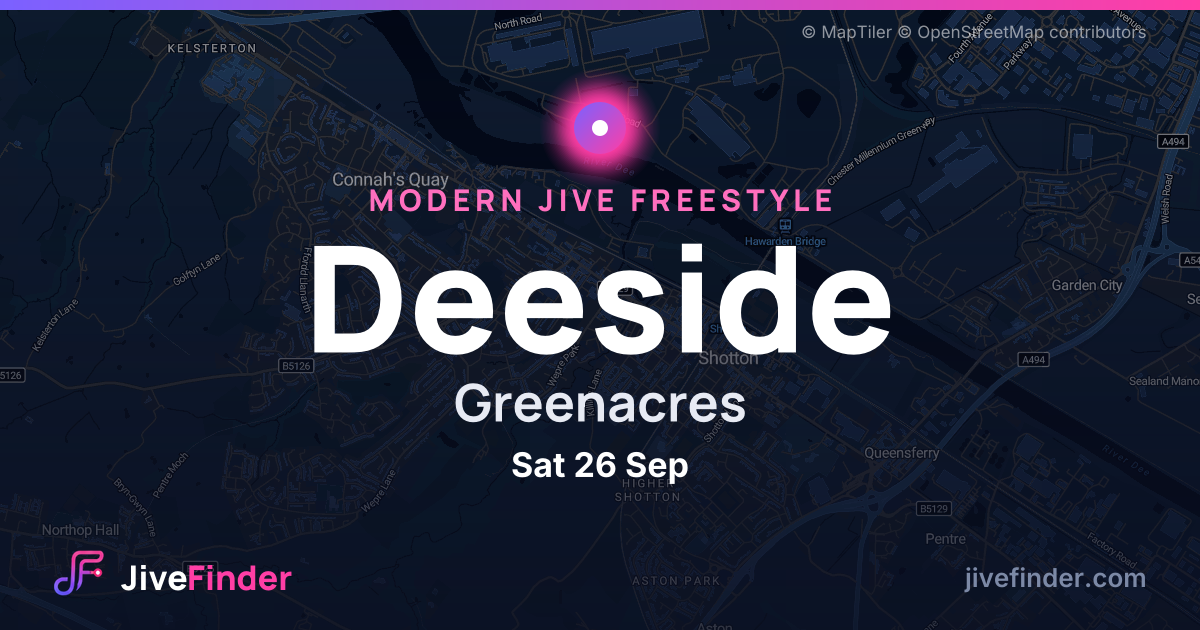 Modern Jive freestyle at Greenacres, Deeside — Sat 26 Sep