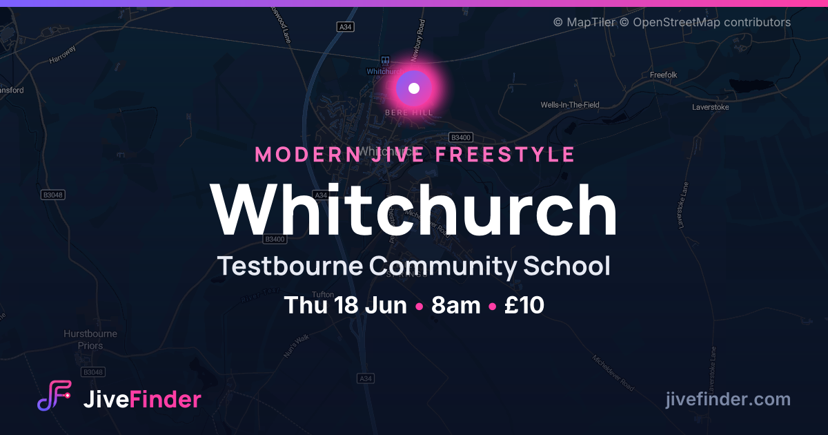 Modern Jive freestyle at Testbourne Community School, Whitchurch — Thu 18 Jun, 8am, £10