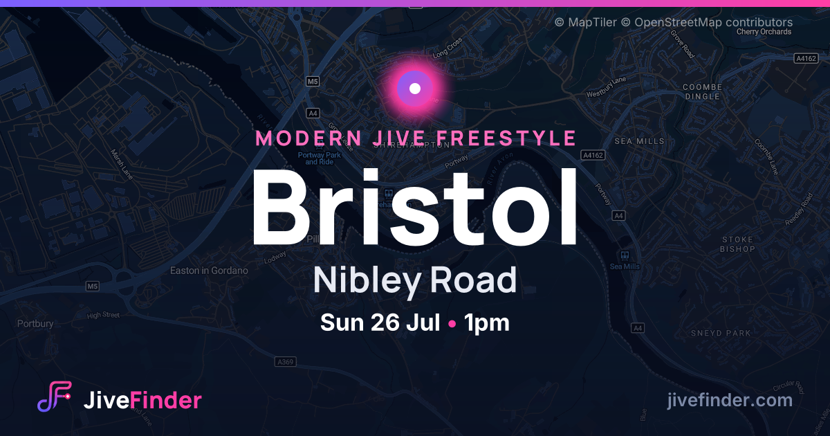 Modern Jive freestyle at Nibley Road, Bristol — Sun 26 Jul, 1pm