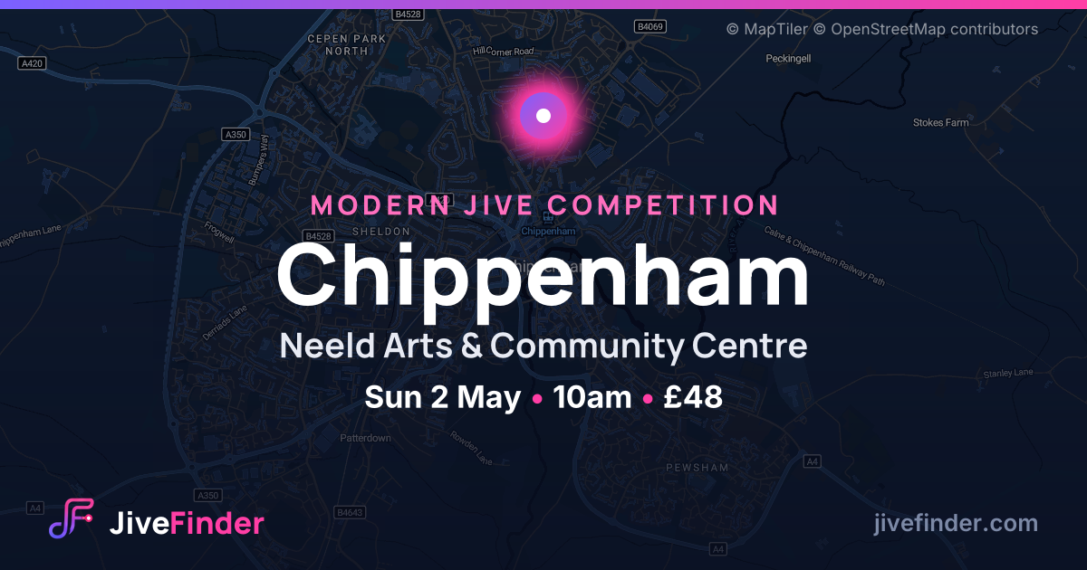 Modern Jive competition at Neeld Arts & Community Centre, Chippenham — Sun 2 May, 10am, £48