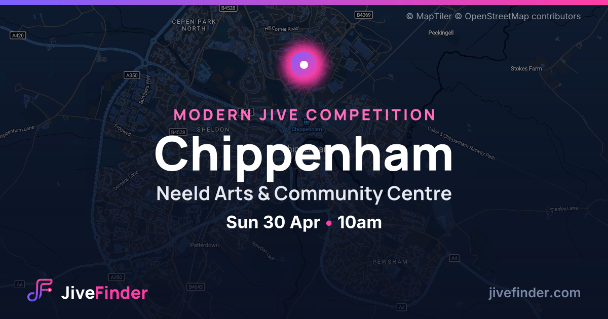 Modern Jive competition at Neeld Arts & Community Centre, Chippenham — Sun 30 Apr, 10am