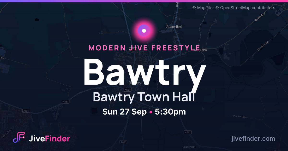 Modern Jive freestyle at Bawtry Town Hall, Bawtry — Sun 27 Sep, 5:30pm