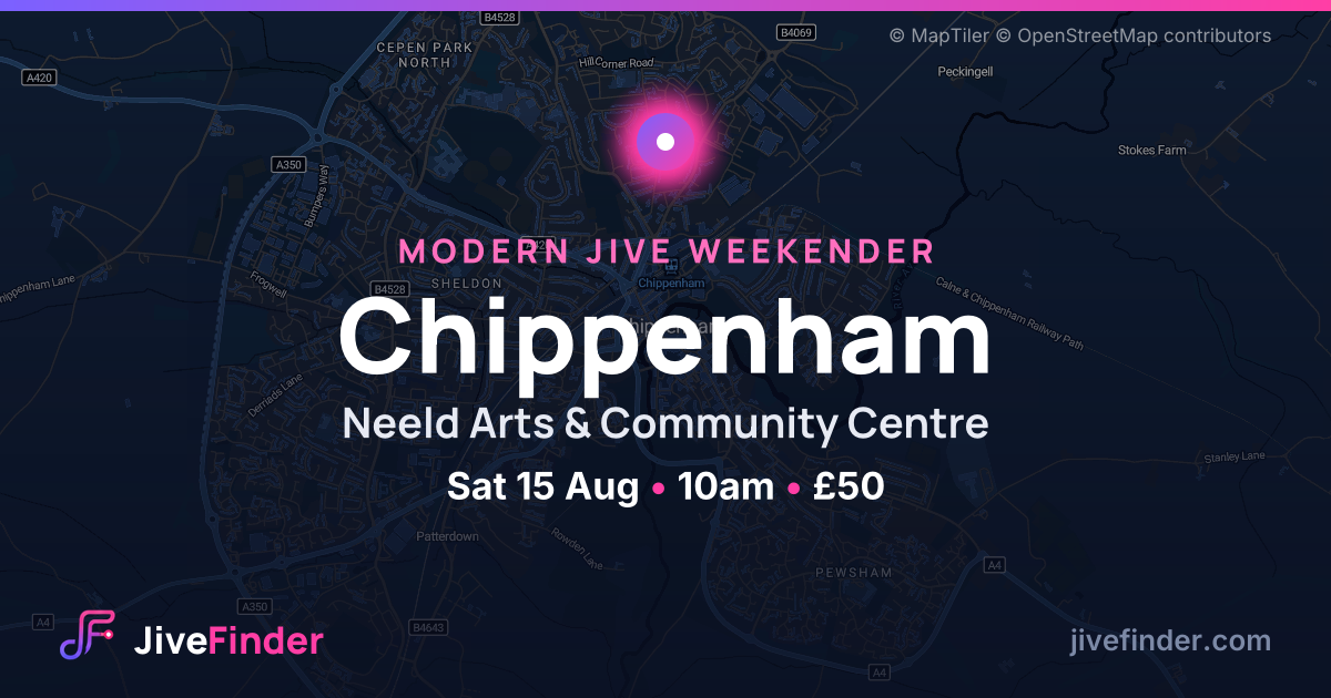 Modern Jive weekender at Neeld Arts & Community Centre, Chippenham — Sat 15 Aug, 10am, £50