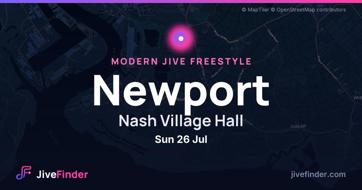 Modern Jive freestyle at Nash Village Hall, Newport — Sun 26 Jul