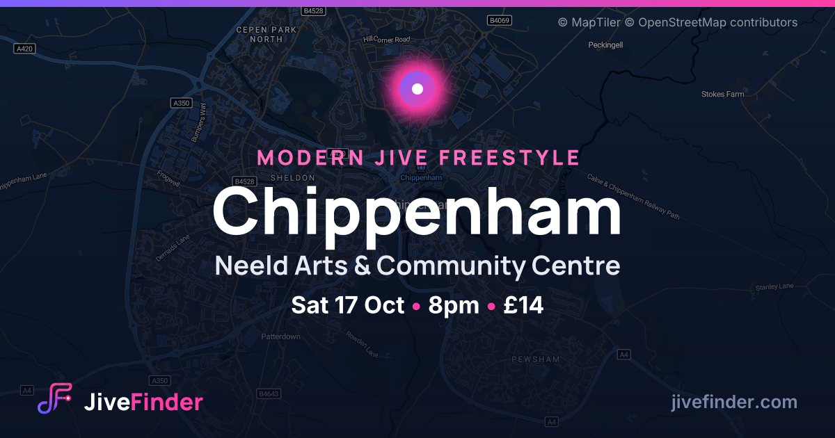Modern Jive freestyle at Neeld Arts & Community Centre, Chippenham — Sat 17 Oct, 8pm, £14