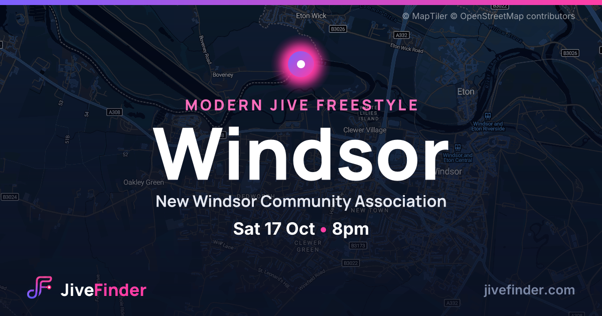 Modern Jive freestyle at New Windsor Community Association, Windsor — Sat 17 Oct, 8pm